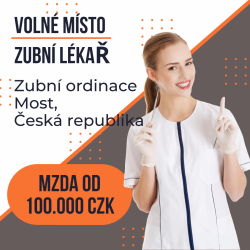 Zubní lékař/lékařka do zubní ordinace v Mostě