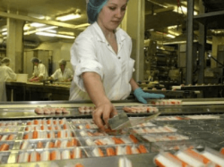 Производство крабовых палочек, LUCKY FOOD